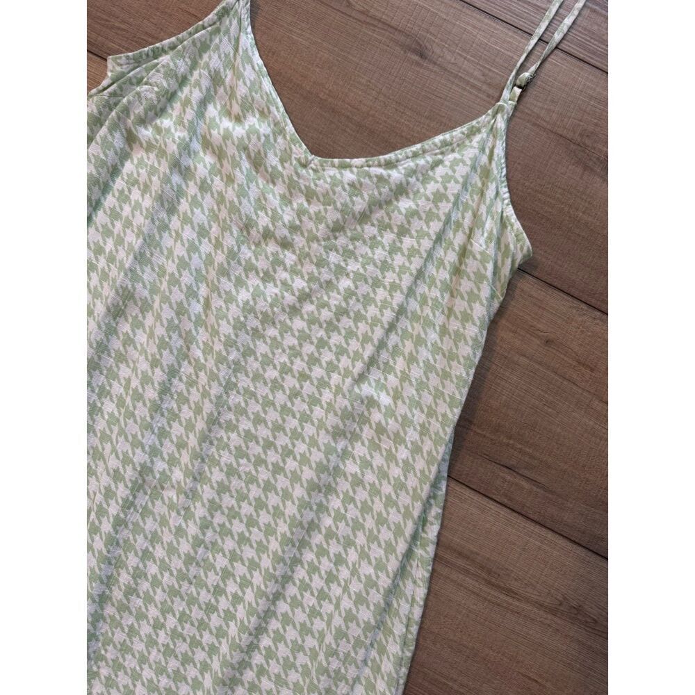 Roxy Shine A Light Strap Dress Women's L Green Coastal Beach Casual Large - Picture 4 of 4